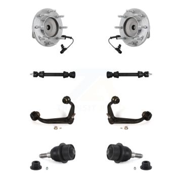 Front Bearing Lower Ball Joint Upper Control Arm & Link Kit For GMC Chevrolet Sierra 2500 K7T-111558