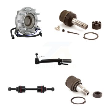 Front Left Hub Bearing Link kit Upper Lower Ball Joint & Outer Tie Rod End Kit (5Pc) For K7T-111563