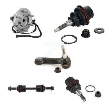 Front Right Hub Bearing Link kit Upper Lower Ball Joint & Outer Tie Rod End Kit (5Pc) For K7T-111578
