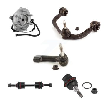 Front Right Hub Bearing Link kit Upper Control Arm Lower Ball Joint Outer Tie Rod Kit (5Pc) For K7T-