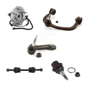 Front Left Hub Bearing Link kit Upper Control Arm Lower Ball Joint Outer Tie Rod Kit (5Pc) For K7T-1