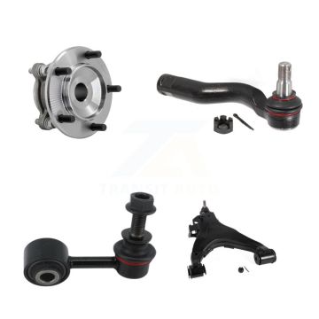 Front Left Hub Bearing Link kit Lower Control Arm With Ball Joint & Outer Tie Rod Kit For K7T-111607