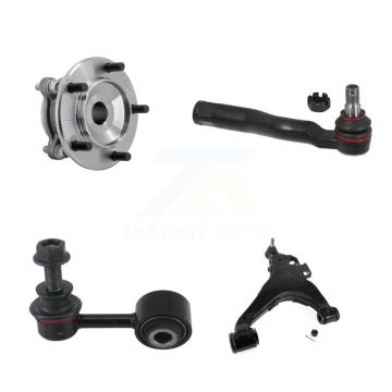 Front Right Hub Bearing Link kit Lower Control Arm With Ball Joint Outer Tie Rod Kit For K7T-111611