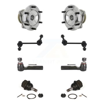 Front Bearing Lower Ball Joint Outer Tie Rod Link Kit (8Pc) For 10-21 Toyota 4Runner RWD K7T-111645