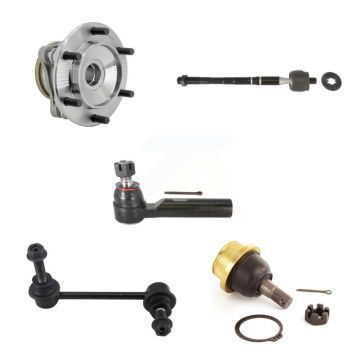 Front Right Hub Bearing Link kit Lower Ball Joint & Outer Inner Tie Rod End Kit (5Pc) For K7T-111648