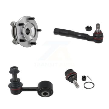 Front Right Hub Bearing Link kit Lower Ball Joint Outer Tie Rod Kit For Toyota Tundra RWD K7T-111668