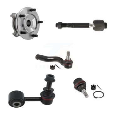 Front Left Hub Bearing Link kit Lower Ball Joint Outer Inner Tie Rod Kit (5Pc) For Toyota K7T-111680