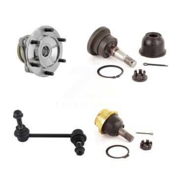 Front Right Hub Bearing Assembly Link kit & Upper Lower Ball Joint Kit For Toyota Tacoma K7T-111692
