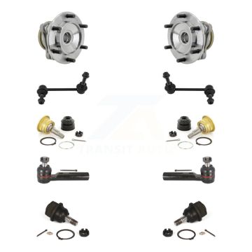 Front Bearing Upper Lower Ball Joint Outer Tie Rod Link Kit (10Pc) For Toyota 4Runner FJ K7T-111713