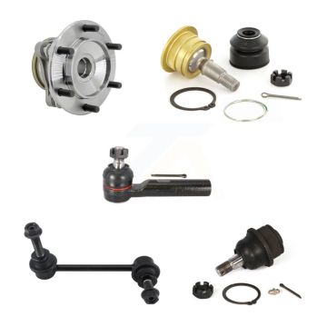 Front Right Hub Bearing Link kit Upper Lower Ball Joint & Outer Tie Rod Kit (5Pc) For FJ K7T-111715