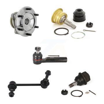 Front Left Hub Bearing Link kit Upper Lower Ball Joint Outer Tie Rod Kit (5Pc) For Toyota K7T-111722