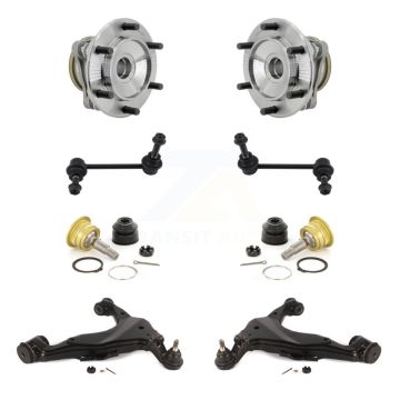 Front Bearing Lower Control Arm Upper Ball Joint Outer Tie Rod Link Kit (8Pc) For Toyota K7T-111728