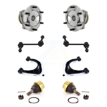 Front Bearing Lower Ball Joint Upper Control Arm with BJ Link Kit (8Pc) For Toyota Tacoma K7T-111743