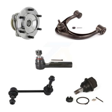 Front Left Hub Bearing Link kit Upper Control Arm Lower Ball Joint Outer Tie Rod Kit (5Pc) For K7T-1