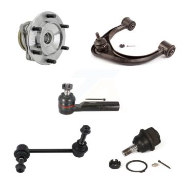 Front Left Hub Bearing Link kit Upper Control Arm Lower Ball Joint Outer Tie Rod Kit (5Pc) For K7T-1