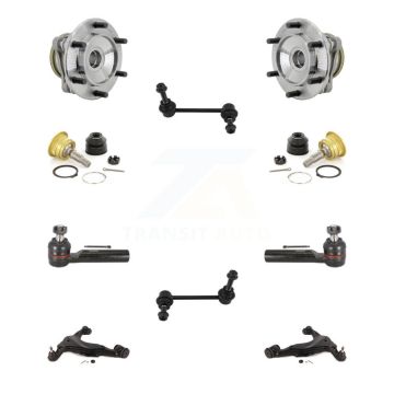 Front Bearing Lower Control Arm Upper Ball Joint Outer Tie Rod Link Kit (10Pc) For Toyota K7T-111767