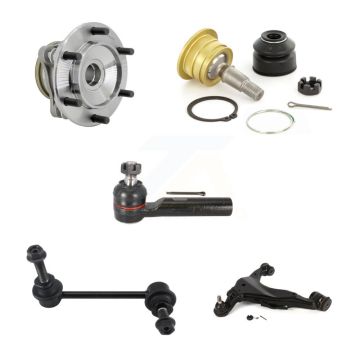 Front Right Hub Bearing Link kit Lower Control Arm Upper Ball Joint Outer Tie Rod Kit (5Pc) For K7T-