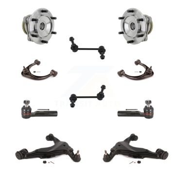 Front Bearing Lower Upper Control Arm Outer Tie Rod Link Kit (10Pc) For Toyota 4Runner FJ K7T-111773