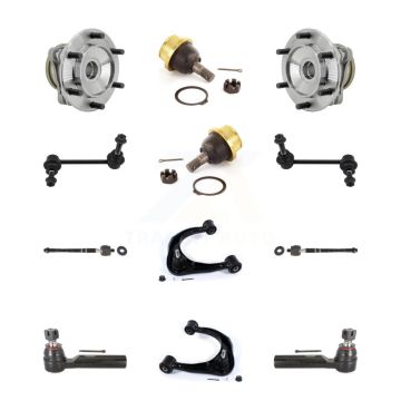Front Bearing Upper Control Arm Lower Ball Joint Outer Inner Tie Rod Link  Kit (12Pc) For K7T-111779