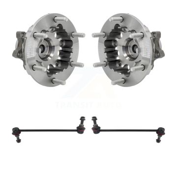Front Hub Bearing Assembly & Link Kit For Ford Transit-250 Transit-350 Transit-150 HD RWD K7T-111791