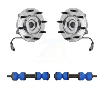 Front Hub Bearing Assembly Link Kit For 2000-2005 Cadillac DeVille With Heavy Duty Brakes K7T-111809