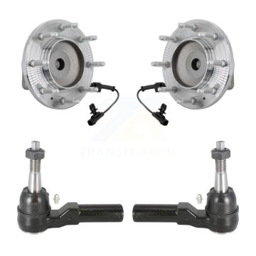 Front Wheel Bearing & Tie Rod End Kit For GMC Chevrolet Sierra 2500 HD Silverado 3500 RWD K7T-111829