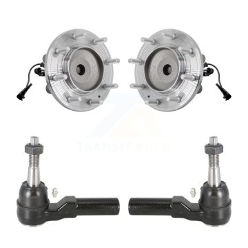 Front Wheel Bearing And Tie Rod End Kit For GMC Sierra 3500 HD Chevrolet Silverado RWD K7T-111830