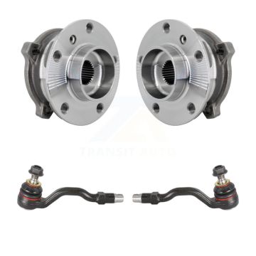 Front Wheel Bearing And Tie Rod End Kit For BMW X5 X6 M12 x 1.25 Thread K7T-111834