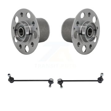 Front Hub Bearing Assembly And Link Kit For 2014 Mercedes-Benz CLS63 AMG RWD K7T-111841