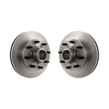 Front Brake Rotors Pair For Chevrolet GMC C2500 Express 3500 Tahoe C3500 Savana 2500 Yukon K8-100007