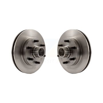 Front Disc Brake Rotors And Hub Assembly Pair For C2500 Chevrolet GMC Express 2500 Savana K8-100008