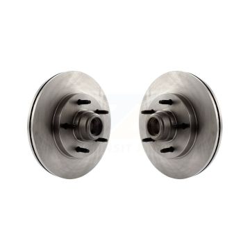 Front Disc Brake Rotors And Hub Assembly Pair For Ford F-150 F-250 K8-100032