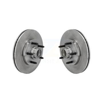Front Disc Brake Rotors And Hub Assembly Pair For Ford F-150 Heritage Lincoln Blackwood K8-100033