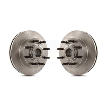 Front Disc Brake Rotor And Hub Assembly Pair For Ford F-350 Super Duty F-250 Excursion RWD K8-100039