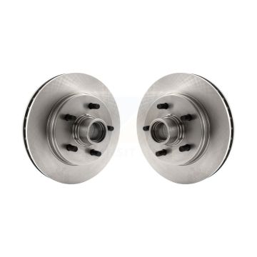 Front Disc Brake Rotors And Hub Assembly Pair For C1500 Chevrolet GMC Suburban K8-100052