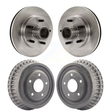 Front Rear Brake Rotor Drum Kit For 1991 GMC Sonoma Chevrolet S10 Blazer S15 Jimmy RWD K8-102204