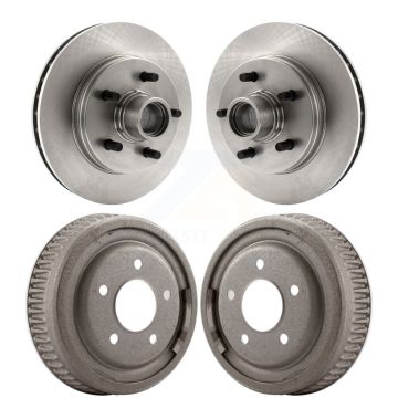Front Rear Disc Brake Rotors Drums Kit For C1500 Chevrolet GMC K8-102219
