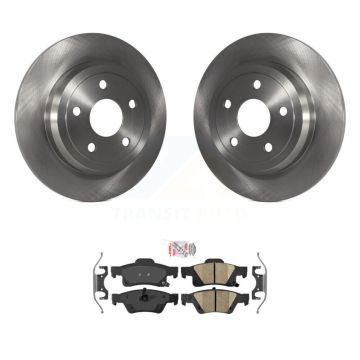 Rear Disc Brake Rotors And Ceramic Pads Kit For Dodge Durango Jeep Grand Cherokee K8A-100399