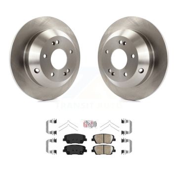 Rear Disc Brake Rotors And Ceramic Pads Kit For Kia Sorento Hyundai Santa Fe Sport XL K8A-100444