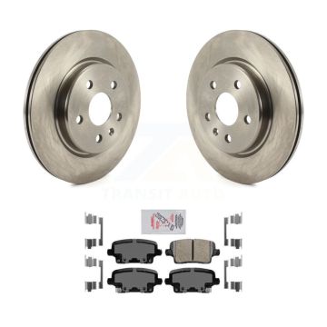 Rear Disc Brake Rotors And Ceramic Pads Kit For Cadillac XT4 Buick Envision K8A-100467