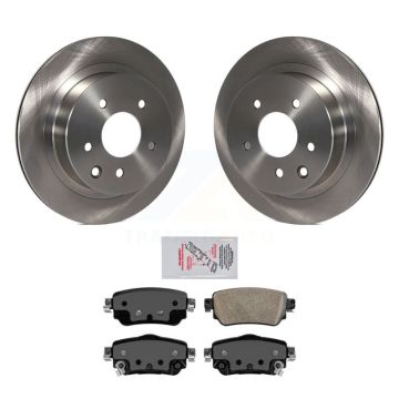 Rear Brake Rotors Ceramic Pad Kit For 19 Nissan Rogue Sport S With Electric Parking K8A-100475