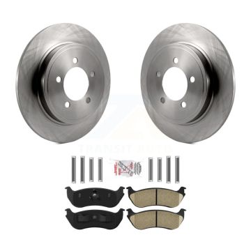 Rear Disc Brake Rotors And Ceramic Pads Kit For Ford Explorer Mercury Mountaineer K8A-100500