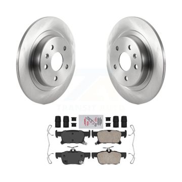 Rear Brake Rotors Ceramic Pad Kit For 19-20 Buick Envision With 315mm Diameter Rotor K8A-100516