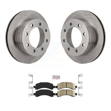 Rear Disc Brake Rotors And Ceramic Pads Kit For GMC Chevrolet Savana 2500 Express 3500 K8A-100566