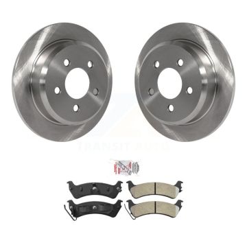 Rear Disc Brake Rotors And Semi-Metallic Pads Kit For Jeep Grand Cherokee K8A-100670