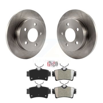 Rear Disc Brake Rotors And Semi-Metallic Pads Kit For Ford Mustang K8A-100717