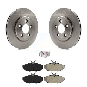 Rear Brake Rotors Semi-Metallic Pad Kit For Ford Thunderbird Jaguar S-Type Lincoln LS XJ8 K8A-100742