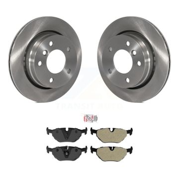 Rear Disc Brake Rotors And Semi-Metallic Pads Kit For BMW 320i 323i 328i 323Ci K8A-100756