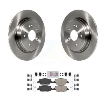 Rear Disc Brake Rotors And Ceramic Pads Kit For 2017-2024 Honda CR-V K8A-100767