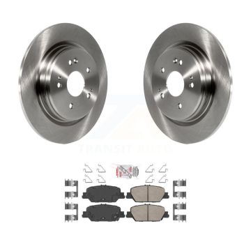 Rear Disc Brake Rotors And Ceramic Pads Kit For 2017-2024 Honda CR-V K8A-100768